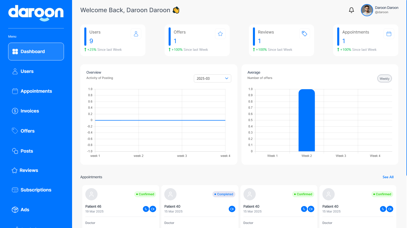 Daroon Project Screenshot